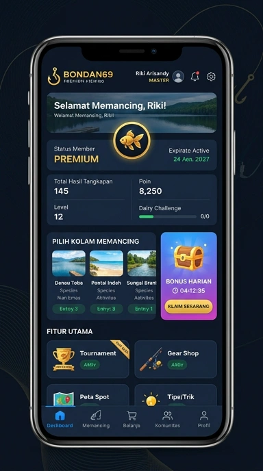 Pratinjau antarmuka bondan69 — aplikasi APK resmi Android v1.7.9